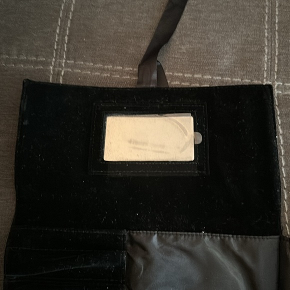CHANEL Suede TriFold Makeup Clutch with Wrap Around Bow - Picture 6 of 6
